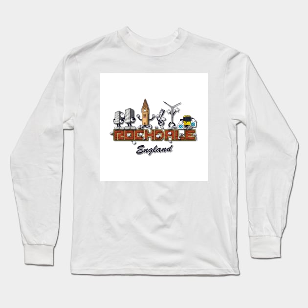 This is Rochdale, England Long Sleeve T-Shirt by jimmy-digital